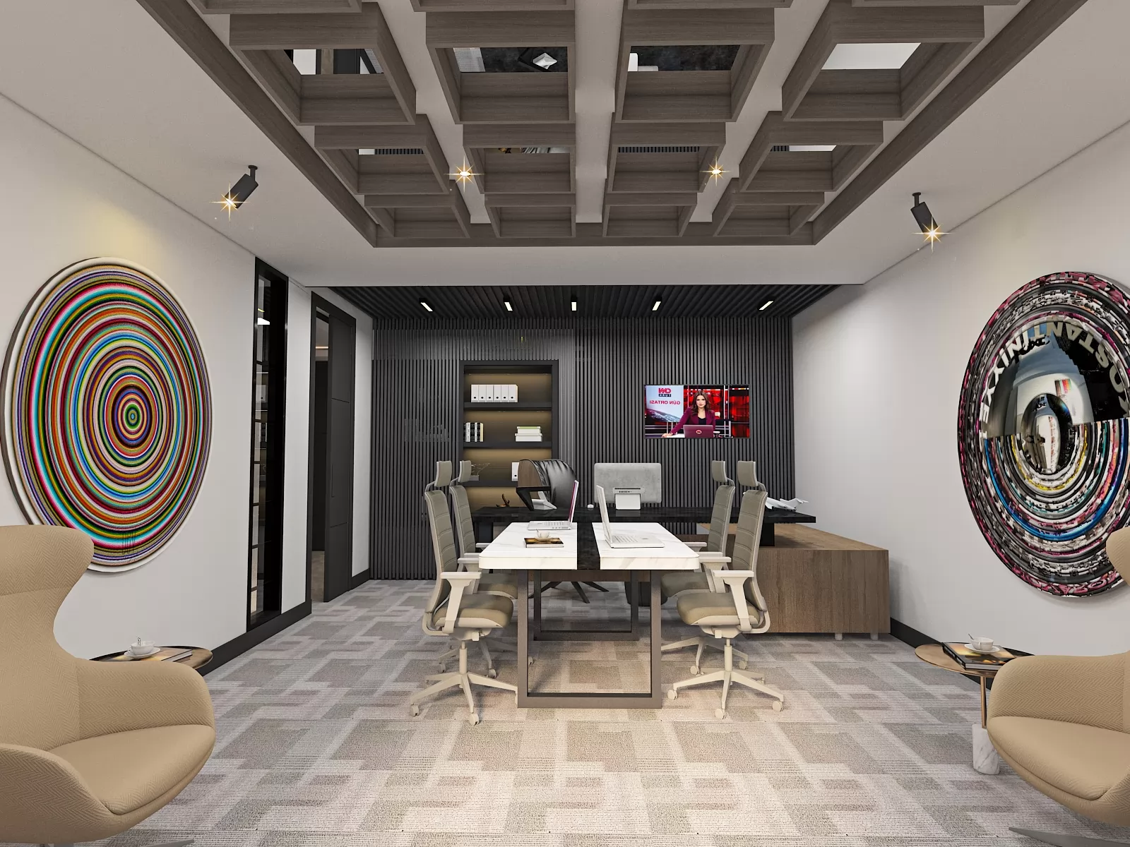 Ofis İç Dizayn Projesi