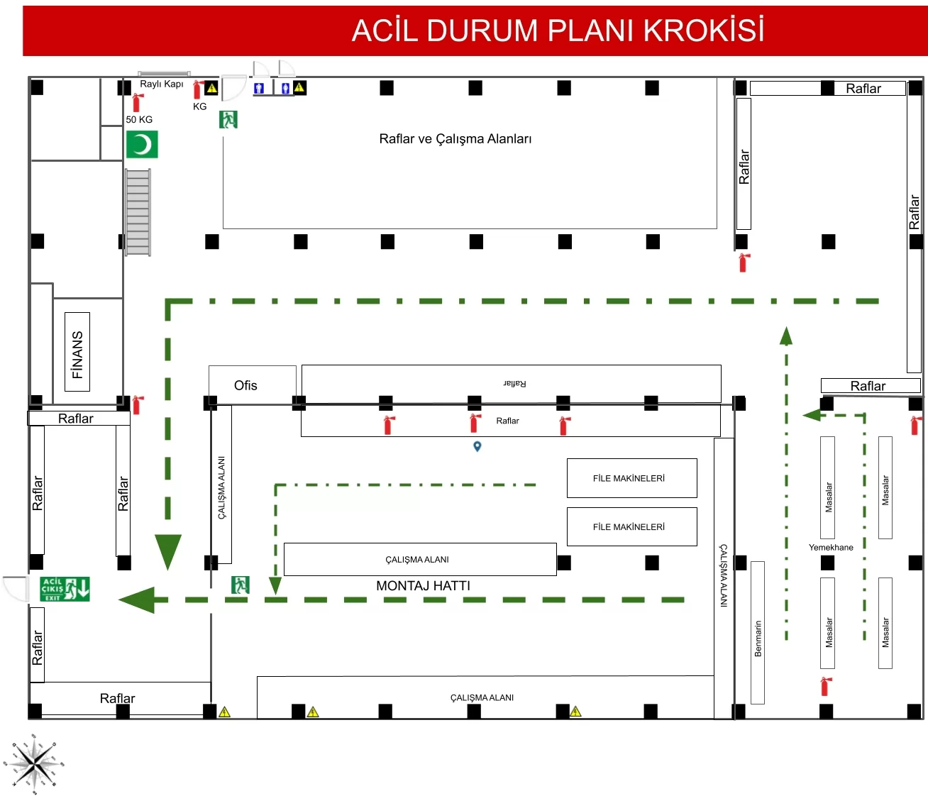 ANKARA KROKİ ÇİZİMİ-MİMARİ KROKİ T:0531 981 7415 İŞ YERİ KROKİSİ 1/100 ÖLÇEKLİ KROKİ ACİL DURUM KROKİSİ